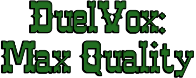 Логотип DuelVox: Max Quality