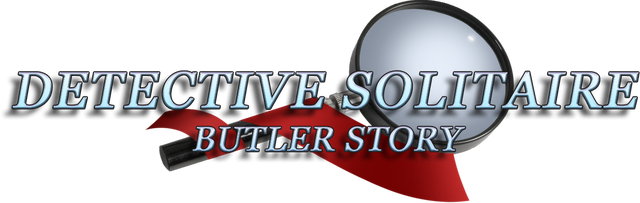 Логотип Detective Solitaire. Butler Story