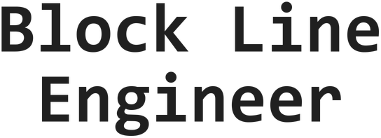 Логотип Block Line Engineer