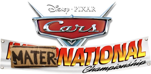Логотип Disney Pixar Cars Mater-National Championship