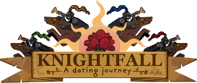 Логотип Knightfall: A Daring Journey