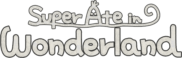 Логотип Super Ate in Wonderland