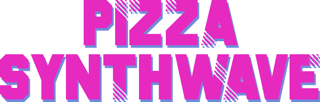 Логотип Pizza Synthwave