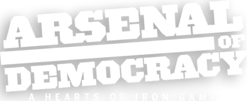 Логотип Arsenal of Democracy: A Hearts of Iron Game