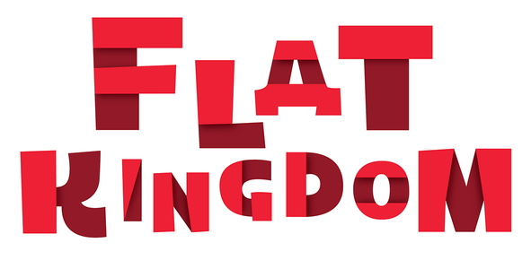 Логотип Flat Kingdom Paper's Cut Edition