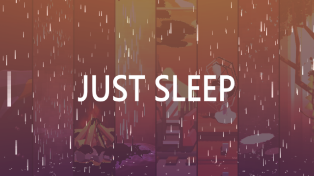 Логотип Just Sleep - Meditate, Focus, Relax