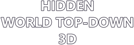 Логотип Hidden World Top-Down 3D