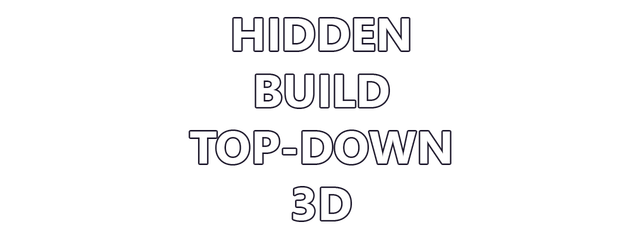 Логотип Hidden Build Top-Down 3D