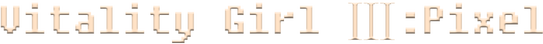 Логотип Vitality Girl 3: Pixel