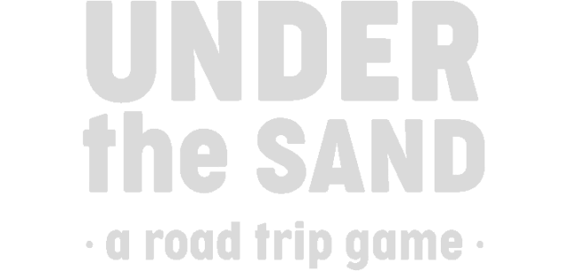 Логотип Under the Sand REDUX - a road trip game